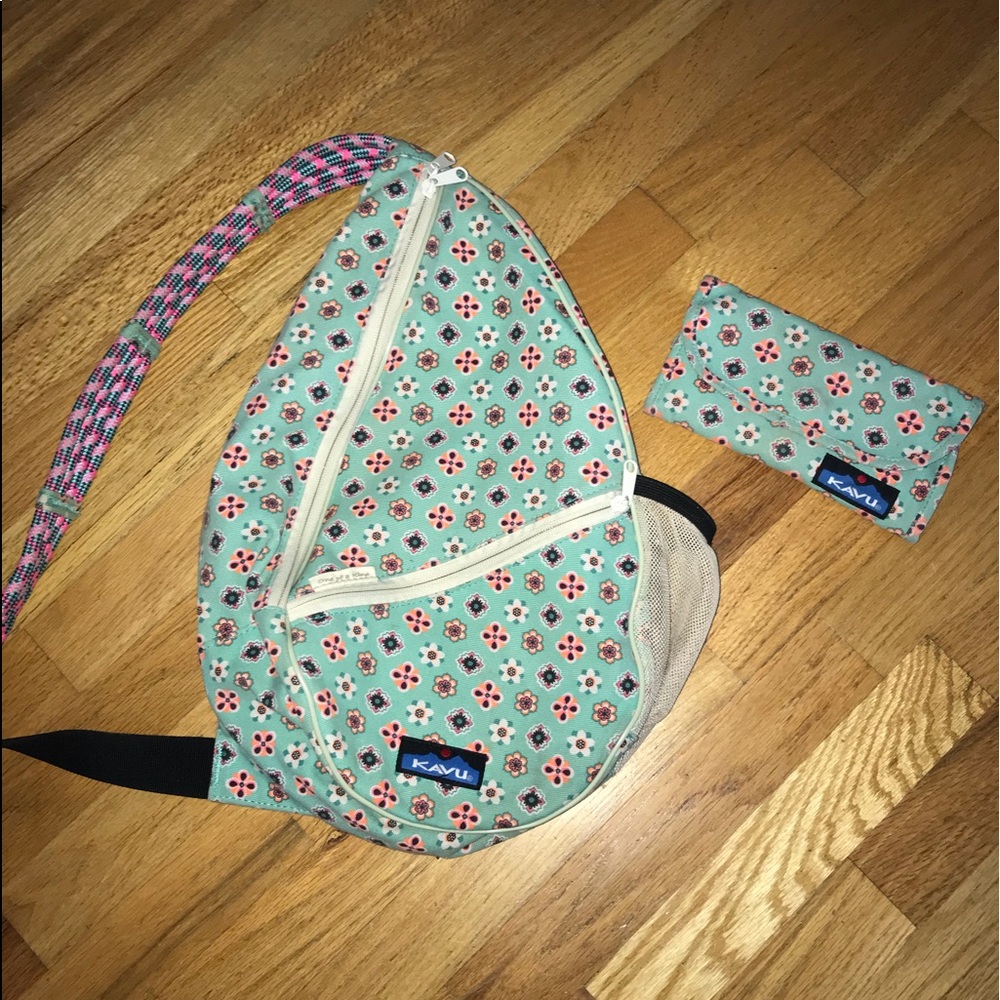 Kavu rope bag, with matching wallet